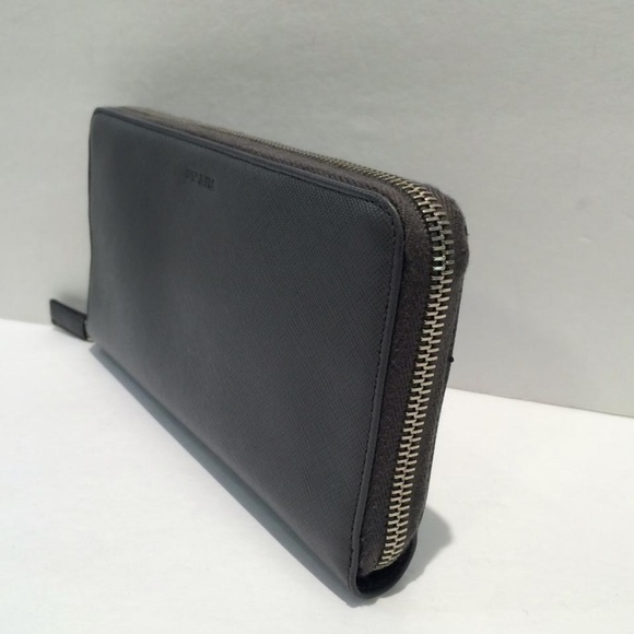 Prada Saffinao Leather Zip Around Leather Wallet - Picture 4 of 7